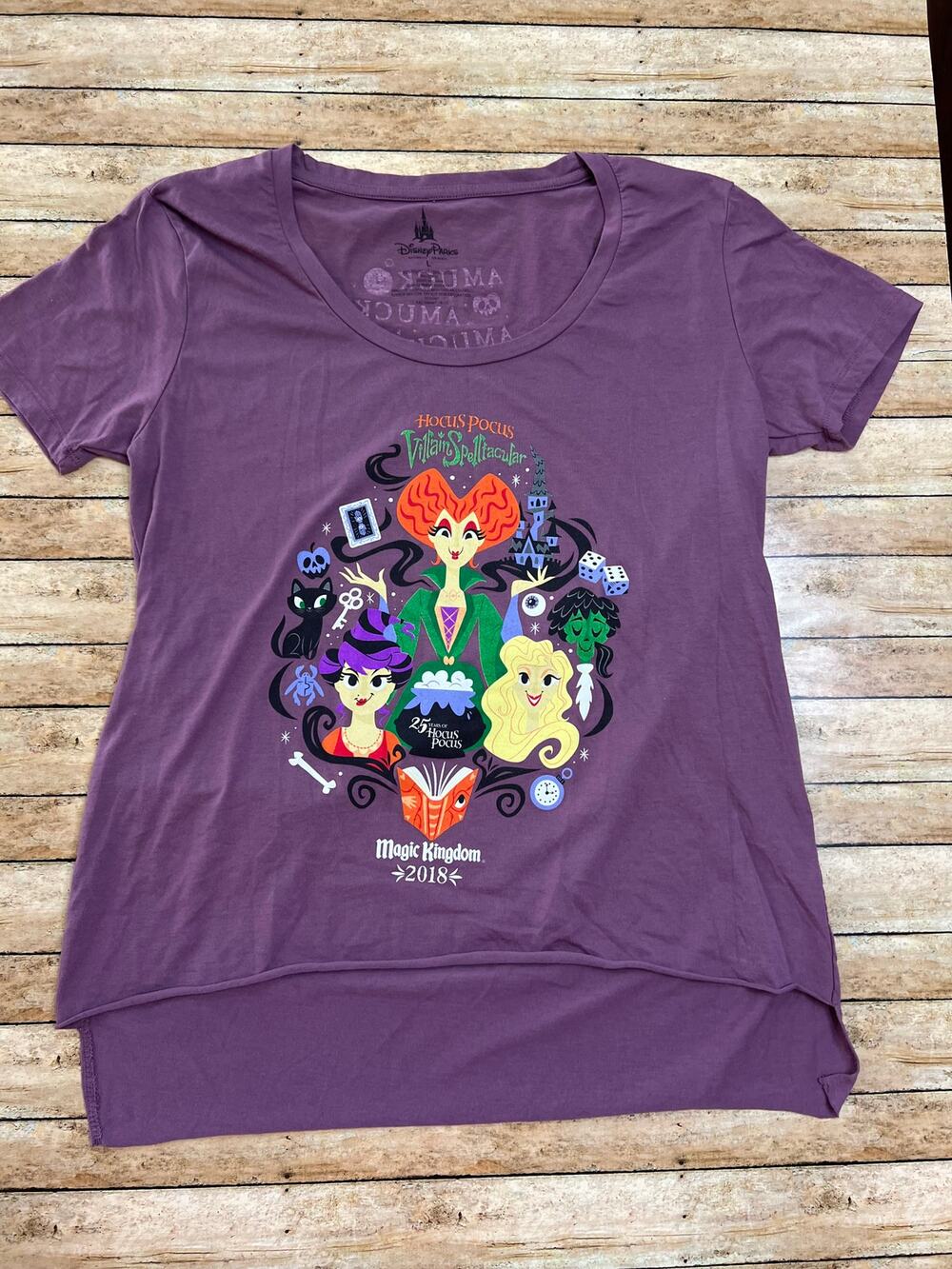 Disney Parks Hocus Pocus Villain Spelltacular Shirt 2018 Size Large